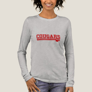 Camiseta Triblenda Camisas de los Cougars femeninas