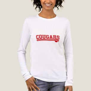 Camiseta Triblenda Camisas de los Cougars femeninas