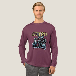 Camiseta Triblenda Camisas de manga larga Bella+Canvas masculinas, en