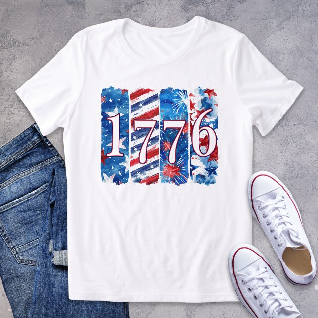 Camiseta Triblenda Camisas de Swipe Patriotic Paint Swipe Shirt 1776 (Subido por el creador)