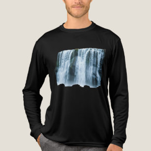 Camiseta Triblenda Camisas de tres mezclas de gráficos de cascada