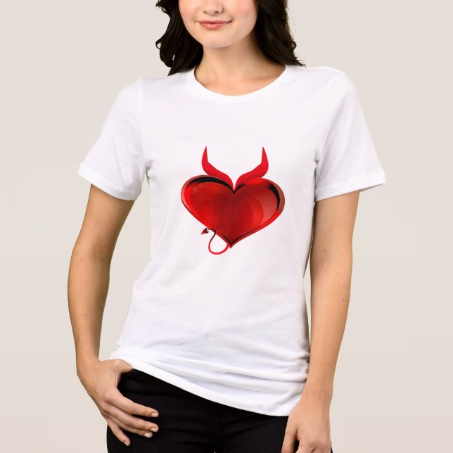 Camiseta Triblenda Camisas del corazón del diablo (Anverso)