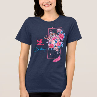 Camiseta Triblenda Camisas Destinadas de las Mujeres