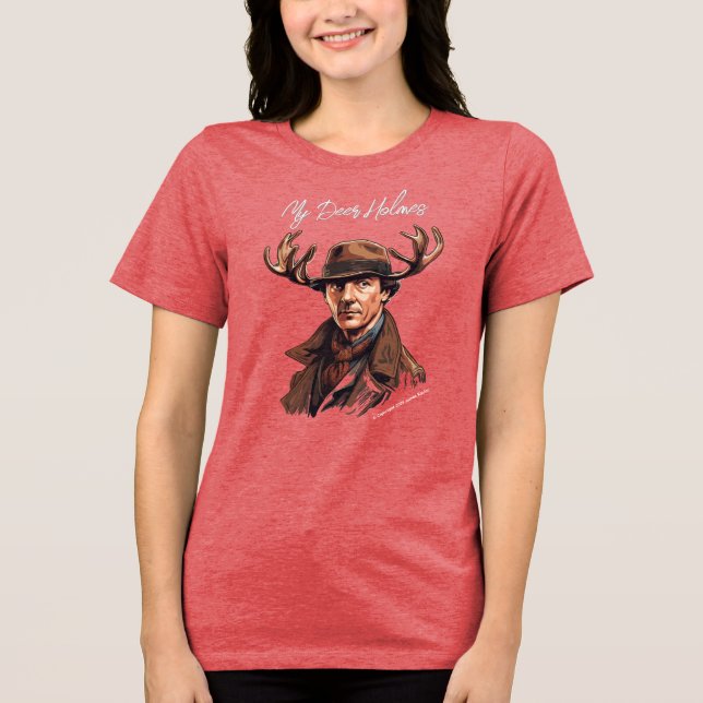 Camiseta Triblenda Camisas femeninas de My Deer Holmes (Anverso)