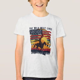 Camiseta Triblenda Camisas occidentales hombres, camisas occidentales