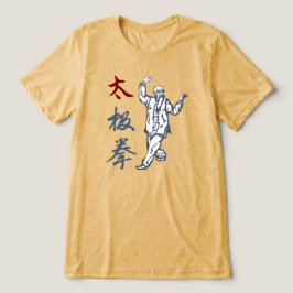 Camiseta Triblenda Camisas Tri-Blend Tai Chi Chuan