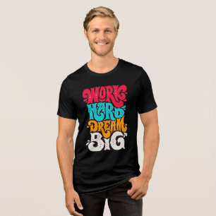 Camiseta Triblenda Camisas tribladas grandes de sueño duro