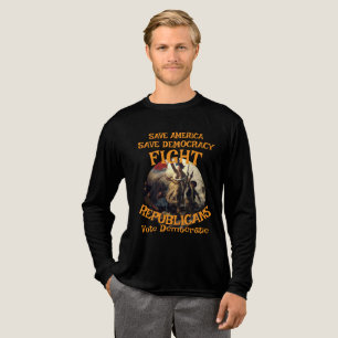 CAMISETA TRIBLENDA CAMISAS TSA DOJ TRUMP TRUMP REPUBLICANO 454