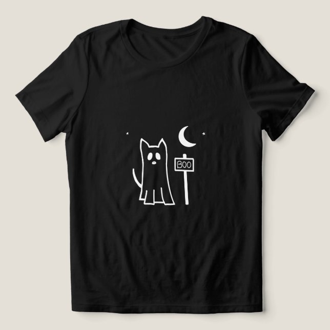 Camiseta Triblenda camiseta cachorro fantasma - Halloween boo (Diseño delantero )