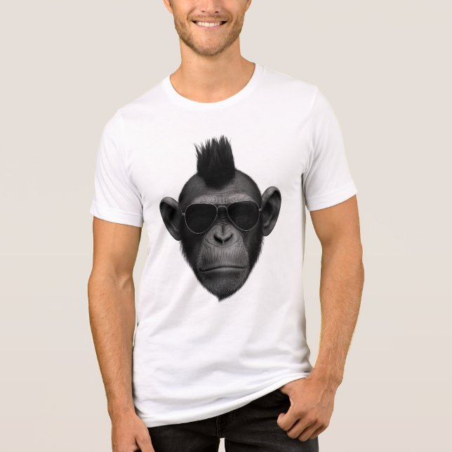 Camiseta Triblenda camiseta chimpancé fría (Anverso)