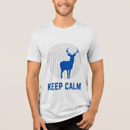 Camiseta Triblenda Camiseta con el motivo del ciervo y el mensaje de 