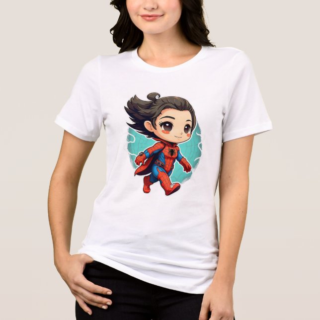 Camiseta Triblenda Camiseta con Estampado Chibi – ¡Lleva un Toque Ado (Anverso)