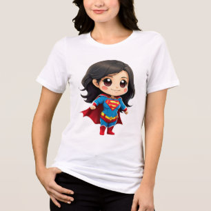 Camiseta Triblenda Camiseta con Estampado Chibi – ¡Lleva un Toque Ado