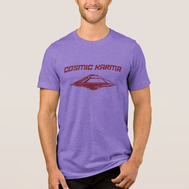 Camiseta Triblenda Camiseta Cosmic Karma Purple Power (Anverso)
