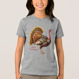 Camiseta Triblenda Camiseta de Acción de Gracias para Turquía