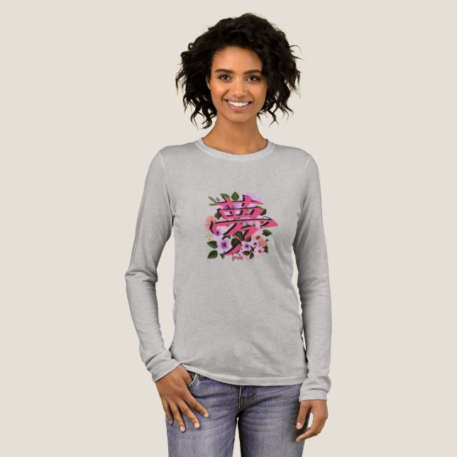 Camiseta Triblenda Camiseta de amor de las mujeres (Anverso Completo)