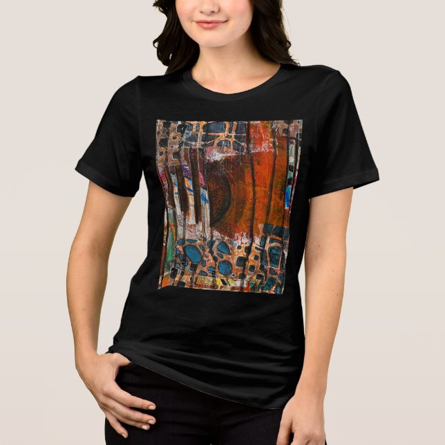 Camiseta Triblenda Camiseta de arte abstracta (Anverso)