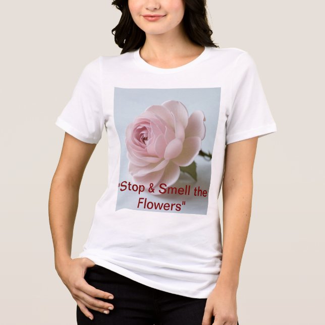 Camiseta Triblenda "Camiseta de arte de las flores humanas" (Anverso)