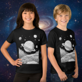 Camiseta Triblenda Camiseta de aventuras para niños en el espacio ult
