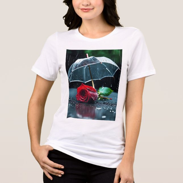 Camiseta Triblenda "Camiseta de cuello de la tripulación femenina clá (Anverso)