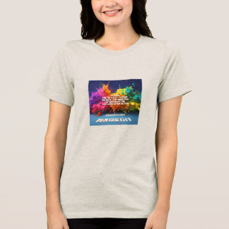 Camiseta Triblenda Camiseta de declaración en negrita"