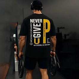 Camiseta Triblenda Camiseta de entrenamiento masculino para gimnasios