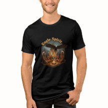 Camiseta de espíritu nativo-americano-águila