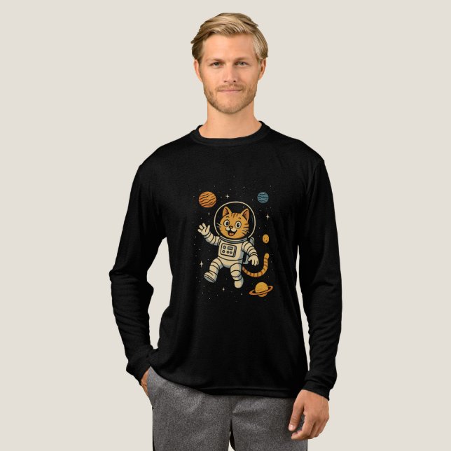 Camiseta Triblenda Camiseta de gato (Anverso Completo)