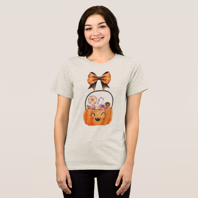 Camiseta Triblenda Camiseta de Halloween (Anverso Completo )