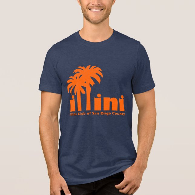 Camiseta Triblenda Camiseta de la marina con logo de San Diego (Anverso)