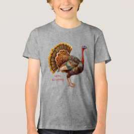 Camiseta Triblenda Camiseta de los chicos turcos de Acción de Gracias
