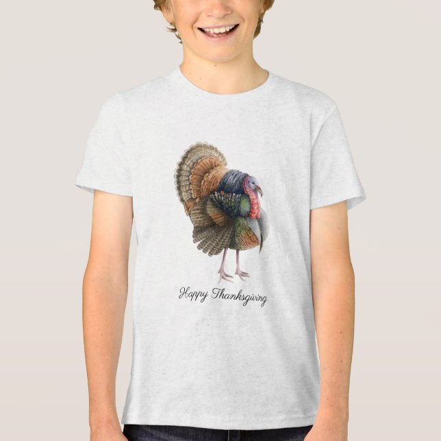 Camiseta Triblenda Camiseta de los chicos turcos de Acción de Gracias (Anverso)