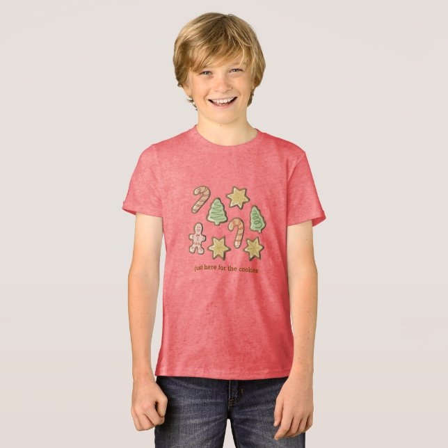 Camiseta Triblenda Camiseta de los Navidades de la tripulación de ver (Anverso Completo)