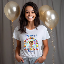 Camiseta Triblenda Camiseta de mamá niños cumpleaños tema de dinosaur
