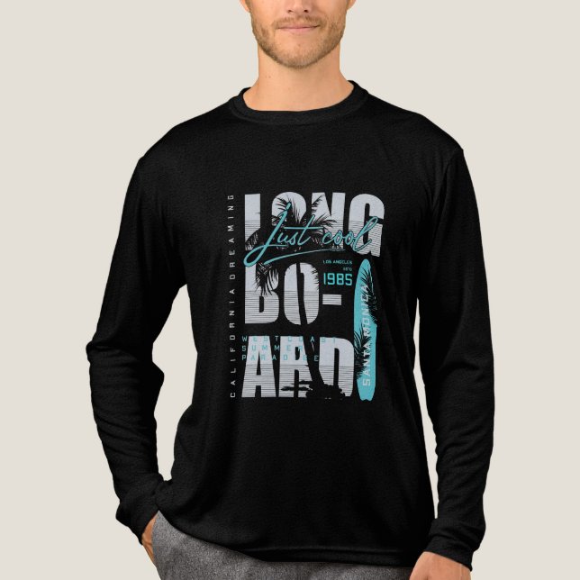 Camiseta Triblenda Camiseta de manga larga de tres mezclas Santa Moni (Anverso)
