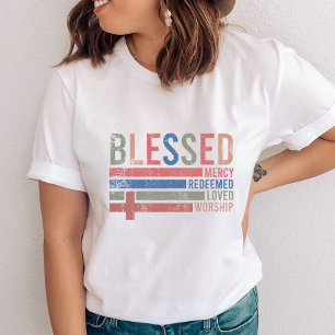 Camiseta Triblenda Camiseta de mujer inspirada por la fe cristiana
