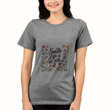 Camiseta de mujer - Sonrisa en la vida