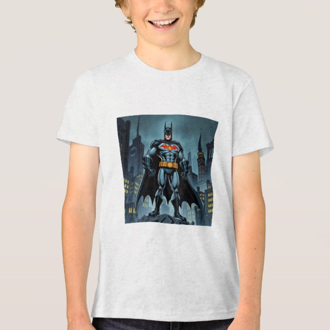 Camiseta Triblenda Camiseta de niños de Guardian de la noche - Inscri (Anverso)