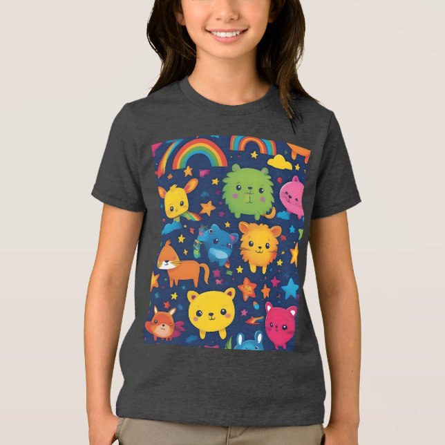Camiseta Triblenda Camiseta de niños personalizados (Anverso)
