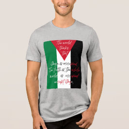 Camiseta Triblenda Camiseta de Palestina Libre - Camiseta de Save Gaz