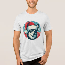Camiseta Triblenda Camiseta de perro para Navidades de pelo
