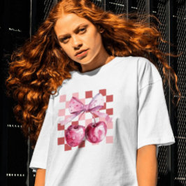Camiseta Triblenda Camiseta de San Valentín de dulces cerezos