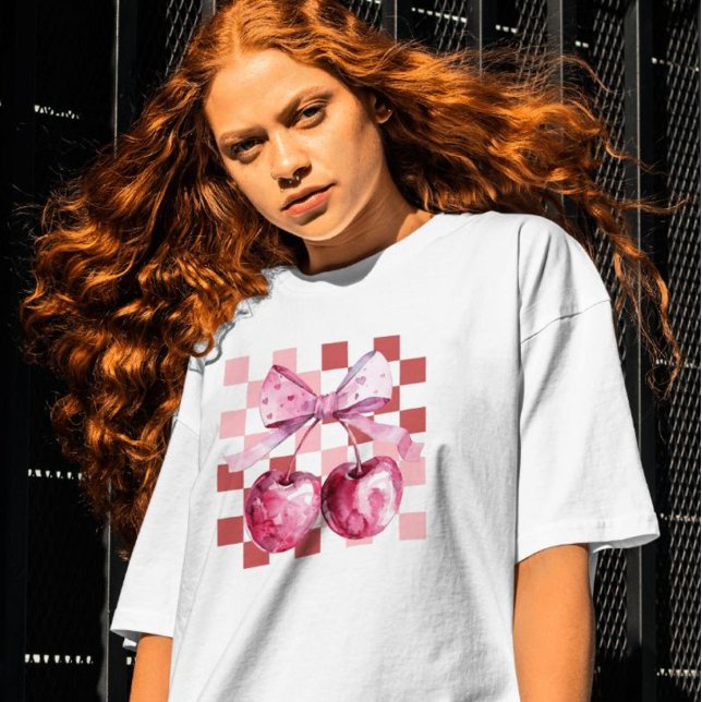Camiseta Triblenda Camiseta de San Valentín de dulces cerezos (Subido por el creador)