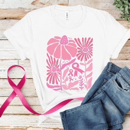 Camiseta Triblenda Camiseta de sensibilización sobre el cáncer de flo