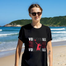 Camiseta de Spike de voleibol rosa