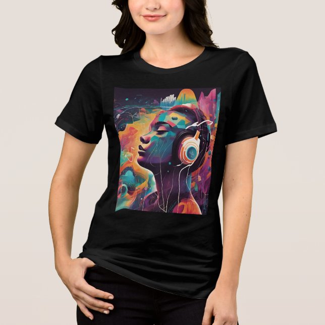 Camiseta Triblenda Camiseta de terapia musical (Anverso)