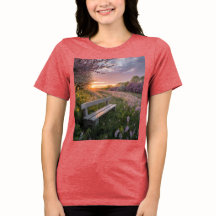 Camiseta de verano en flor
