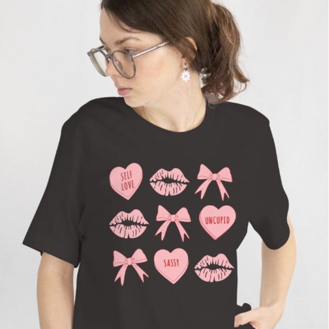 Camiseta Triblenda Camiseta del Día de San Valentín de autoamor (front)