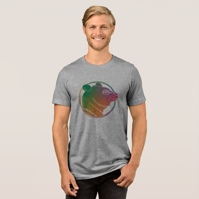 Camiseta Triblenda Camiseta del oso (Anverso Completa)