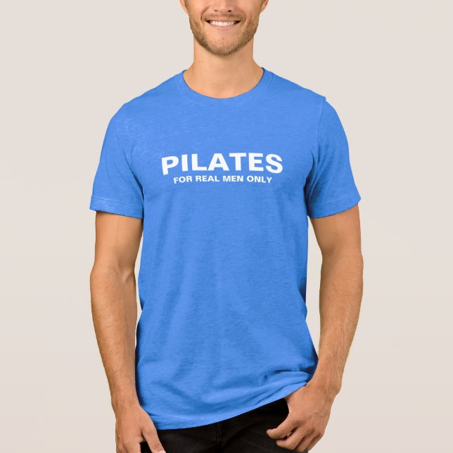 Camiseta Triblenda Camiseta delgada para hombres | Pilatos sólo para  (Anverso)